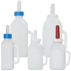 시온바이오텍 축산용 한우 젖병 염소 젖꼭지 포유기 6종, 4. 1000ml 캡형_투명꼭지, 1개