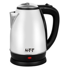 HTT 304不鏽鋼快煮壺1.8L 快速加熱 自動斷電 安全耐用, 1個