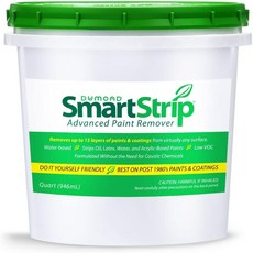 DUMOND SmartStrip 去漆劑 水溶性環保配方 適用多種表面, 1個, 1公升裝(綠)/送毛刷+刮刀