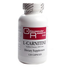 Cardiovascular Research 左旋肉鹼膠囊, 120顆, 1罐