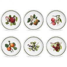 포트메이리온 포모나 빵과 버터 접시 6가지 모듬 모티프 세트