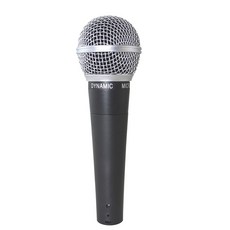 깨끗한 사운드와 메탈 바디 마이크가 있는 Wey c Wm58 클래식 스타일의 다이내믹 보컬 악기 케이블 미포함