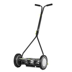 Earthwise 1715-16EW 40.6cm(16인치) 7블레이드 수동 잔디깎이 회색 201287, 16", 7-blade