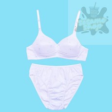 참깨샵 노와이어 항균 주니어 2단계 브라세트 중학생브래지어