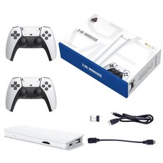 Geeah 가정용 고전 게임기 미니게임기 레트로게임기 무선 오락실 HDMI 연결TV 2W+종 고전게임 게임패드 한국어 지원, M15