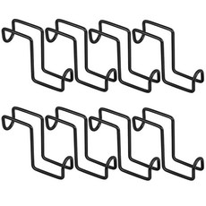 튜돔로 8 4인치 헤비 듀티 메탈 말 택 오버 레일 브릴 및 물통 걸이