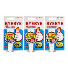 Bye Bye Skin Cream 츄츄 베이비 바이 바이 스킨 크림 3팩, 3개, 10g
