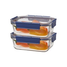 1+1 락앤락 탑클라스 내열유리 직사각 밀폐용기 1L 182855