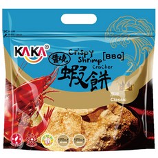 KAKA 醬燒蝦餅經典原味 酥脆鮮香 獨立包裝, 120g, 1個