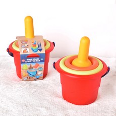 【嚴選】兒童沙灘玩具3-6歲寶寶玩水挖沙工具加厚水桶沙灘鏟組合, 1個, 如圖