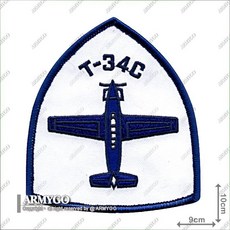 【ARMYGO】空軍T-34C教練機機種章模型 - 精緻軍事模型，重現經典戰機風采, 1個, 不車魔鬼氈