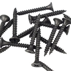 목공용피스 8x35mm 접시머리나사 검정 목재피스