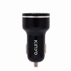 Kinyo 車用充電器 CU-8080, 黑色, CU8080