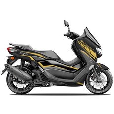 NMAX 125 155 전용 휠 스티커 반사 데칼 방수 튜닝 스티커 세트, 1개, 5_골드