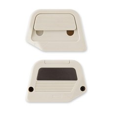 MIDORI 磁吸式開箱刀 適用於紙箱、牛奶盒切割 附掛繩孔, 1個, 米白(梯形)