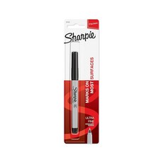 SHARPIE Sharpie 영구 마커 울트라 파인 포인트 블랙 1개입, SHARPIE Sharpie 영구 마커 울트라 파인 포