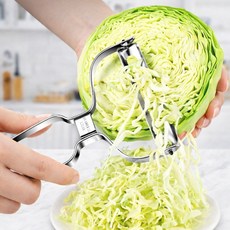 다로엘 양배추 채칼 필러 올스텐 슬라이서 와이드 다용도 만능 야채 당근 오이 감자 줄리엔 커터, 1개, 소프트 실버 플로우