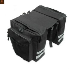 JINGHENG자전거 뒷면 선반 가방 산악 자전거 주머니 꼬리 단일 자동차 뒷면 더블 팩 안장 가방 자동차 가방, 3.Black 315x23x16cm