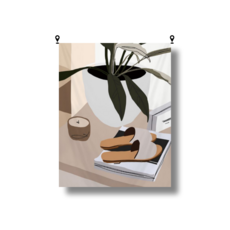 해룸 대형 패브릭 포스터 두꺼비집 가리개 페브릭 태피스트리 가림천 아트 행잉 초대형, 63.거실 풍경(세로버전)