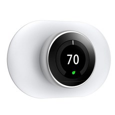 구글 네스트 온도 조절기 1세대/2세대/3세대와 호환되는 벽 플레이트 커버 트림 키트 - 1세대/2세대/3세대용으로 제작 결함 숨기기 쉬운 설치, 1개