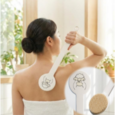 샤워 바디 브러쉬, 화이트, 1개, 1개입