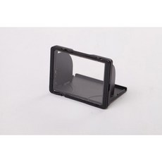 2.5 인치 카메라용 LCD 스크린 쉐이드 LCD 모니터 스크린, Black, 1개