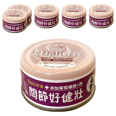 Deli 好食 貓慕斯系列 添加葡萄糖胺+鈣, 維護骨骼/關節, 85g, 6罐