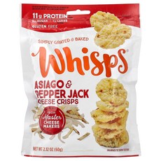 Whisps 치즈 크리스프 아시아고 페퍼 잭 60g(2.12온스)