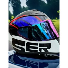 【台灣出貨】 3C認證騎克全罩式摩托車情侶電車頭盔藍牙四季通用沙灘車機車全罩式安全帽, qk配黑镜-第二代纯哑黑,S