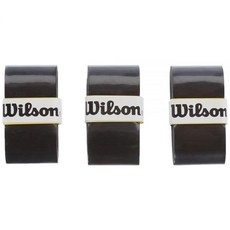 WILSON 프로 테니스 오버그립 - 3팩 블랙, 3 Pack