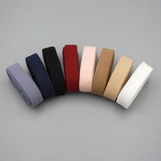 15mm 컬러 접밴드 바이어스밴드 스판바이어스 엘라스틱밴드, 화이트, 1개