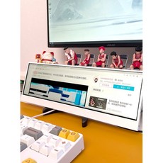 가로모니터 연장화면 듀얼스크린 휴대용 서브 모니터링 화면 사무용, B. 화이트-14.5인치/2.5K/터치
