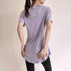 쿨쉐어 여성용 커버업 힙커버 필라테스 요가 운동복 상의 반팔