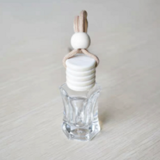우드 차량용 디퓨저 용기 헥사곤 8ml 디퓨저 만들기 재료, 1개, 투명