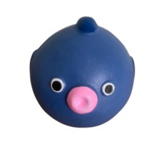 河豚造型乳膠發聲玩具 狗狗互動解悶耐咬玩具, 新品, 1個