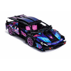 헬릭스케어 자동차 조립식 스포츠카 호환블럭 프라모델 조립놀이, 1개