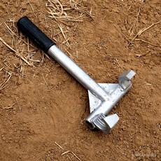 타격봉 항타기 드릴 나무 심기 박기 고추대 4분관 제거기 (지름 2.0cm) 6분관 제거기 (지름 2.5cm) 1개, 6분관  삽관기 (강관 직경 2.5cm) × 1개