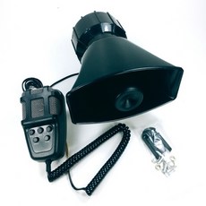 크락션 사이렌 확성기 보트용전자혼 생활방수 3가지기능 보트확성기 DC 12V 80w