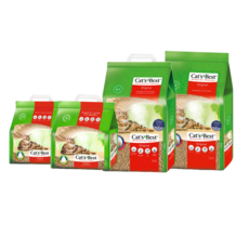 CAT’S BEST 凱優 經典凝結木屑砂 紅標凝結型, 1包, 5L (2.1kg), 2.1kg, 天然木屑味