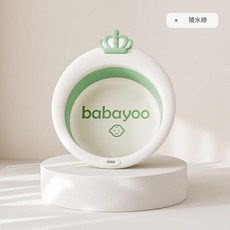 babayoo 嬰兒可折疊洗臉盆, 甄選品質 陵水綠 - 洗臉臉, 1個