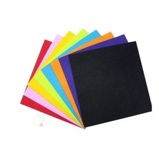 부직포 4절 진청색 10개입 꾸미기재료