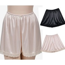 (보신각)여성 레이스 이너 부드러운 속바지 이너바지 슬립속바지 슬립바지 여성속바지