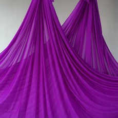 플라잉요가해먹 6m공중 원단 공중 실크 스윙 체육관 가정 야외 피트니스 반중력 바디 빌딩 필라테스 벨트, Violet