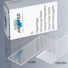 슬라이드 글라스 50매/cs MARIENFELD Slide glass Frosted, Frosted type (네임형)