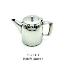 不鏽鋼水壺 - S0204-1, 1個, 歐風壺1800cc