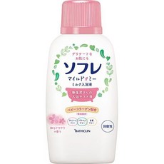 소프레 마일드 미 밀크 입욕제 부드러운 벚꽃 향 720mL [입욕제] 140985, 1개