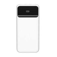 이어맥 잔량표시 초슬림 PD 22.5W 고속충전 보조배터리 10000mAh PTPB-30, 화이트