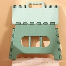 헬로모든 휴대용 접이식 의자 소형, 그린, 1개