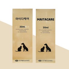 마이다케어 30ml 강아지 고양이 면역증강 영양제 보조제 동물병원 정품, 단품, 면역/항산화, 1개