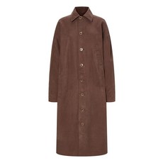 [TIBI] 브라운 단색 코트 CWCO2F538W3